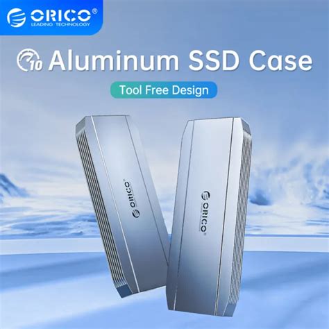 Orico Tool Free M Sata Ssd Enclosure Aluminum Sata Gbps Nvme Gbps