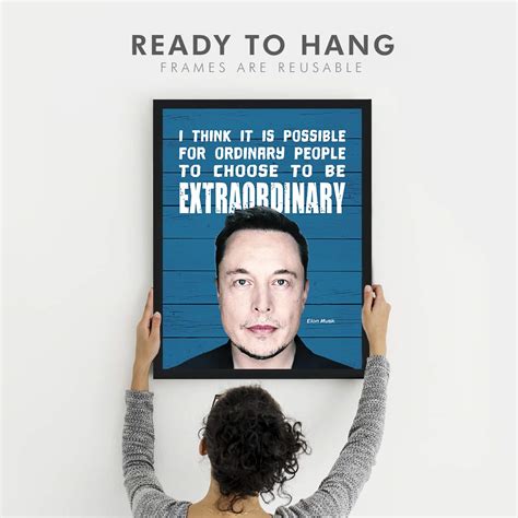 Buy Chaka Chaundh Elon Musk Framed Posters Motivational Quotes