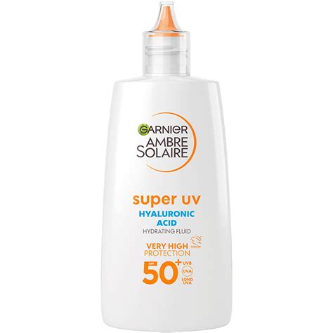 Ambre Solaire Face Fluid Spf 50 Sun Cream Garnier Uk