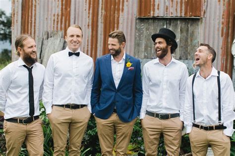 Same Pants Mix N Match Ties And Suspenders Vest For Groom Instead Of