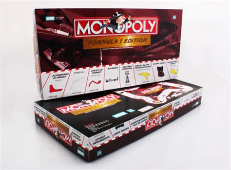 Formula 1 Custom Edition Monopoly Board Game The News Wheel Monopoly