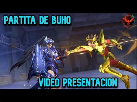 Partita de Búho Video de Presentacion Saint Seiya Awakening KOTZ