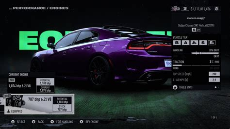 Dodge Charger Srt Hellcat 2019 S Class Build Nfs Unbound Youtube