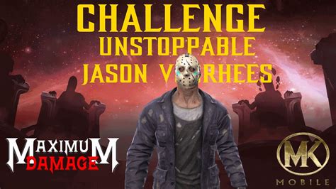 Mortal Kombat Mobile Challenge Unstoppable Jason Voorhees Youtube