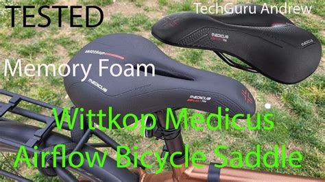 Wittkop Medicus Airflow Memory Foam Bicycle Saddle YouTube