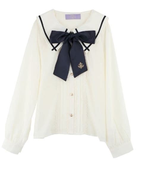 Kawaii Sailor Collar Blouse By Axes Femme