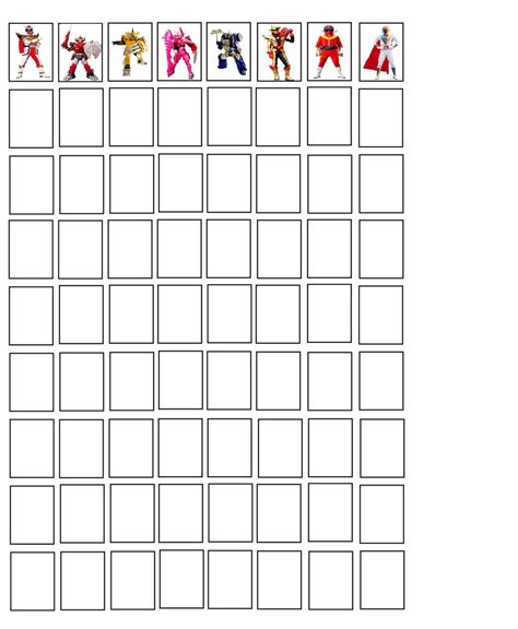 Help Fill In The Blanks Of This Super Sentai Fighting Game Roster R