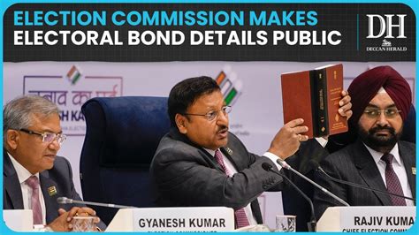 Ec Makes Details Of Electoral Bonds Including Bond Numbers Public Sbi