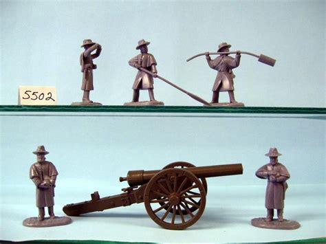 Armies In Plastic American Civil War Union Artillery Heavy Seige Gun