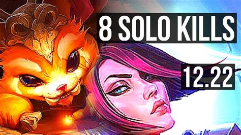 GNAR Vs FIORA TOP 3 3M Mastery 2500 Games 8 Solo Kills KR