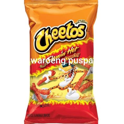 Jual Widyatmogrosir Cheetos Flamin Hot Crunchy Snack Import 227 Gram Shopee Indonesia