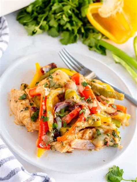 Super Easy Chicken Fajita Casserole Kylee Cooks