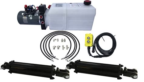 Buy Dual Cylinder X Dump Trailer Kit With Double Acting Kti Pump