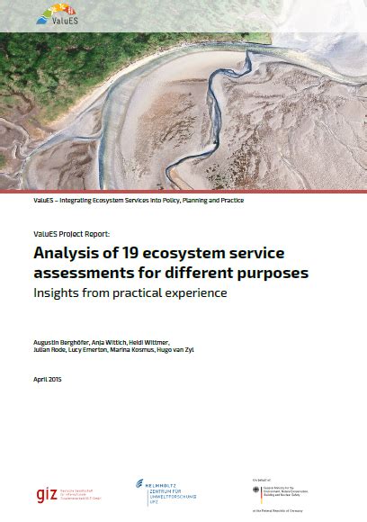 Fao S Technical Guidance Document Mainstreaming Ecosystem Services And