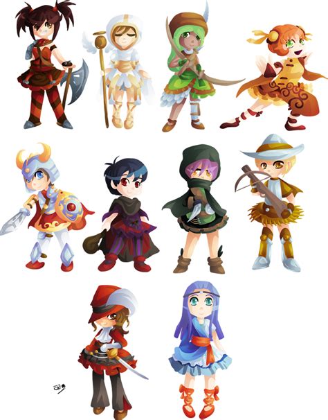 RPG character classes by Lady-of-Link on DeviantArt