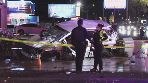 Three people hospitalized after west Phoenix car crash | 12news.com