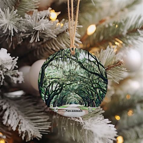 Savannah Christmas Ornament Christmas T Savannah T Savannah