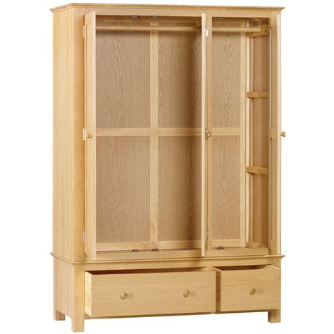 Devonshire Living Devonshire Moreton Triple Wardrobe With Two Drawers