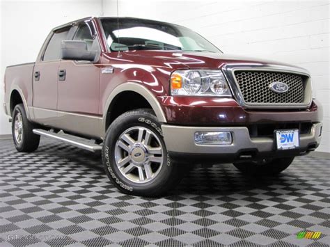 2005 Dark Toreador Red Metallic Ford F150 Lariat Supercrew 4x4 73484973 Photo 33 Gtcarlot