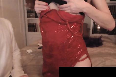 Gorgeous Babe In Red Dress Gets Fucked