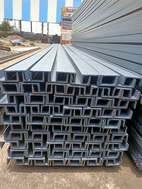 Mild Steel Ms Channel For Industrial Size 70 X 35mm To 200 X 75mm At