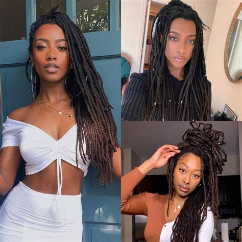 Fancee Extensiones De Rastas De Pulgadas Rastas Sint Ticas