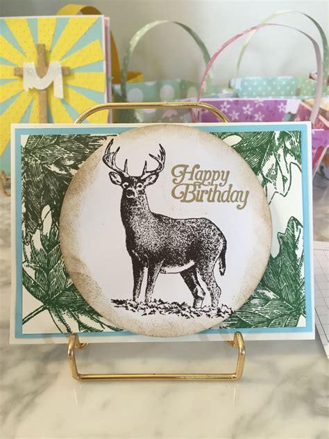 Happy Birthday Buck Stampin Up Cards Cards Handmade Happy Birthday