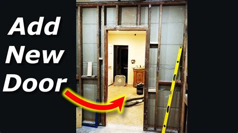 How To Add A Door Frame Stud Wall Diy You