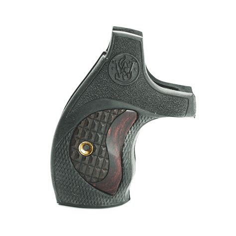 Smith Wesson J Round Falconia Black Grip W Super Rosewood Crocback