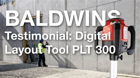 Digital Layout Tool Hilti Plt Testimonial Baldwins Youtube