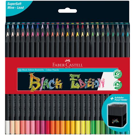 Creioane Colorate Hartie Neagra Faber Castell Black Edition Buc Set