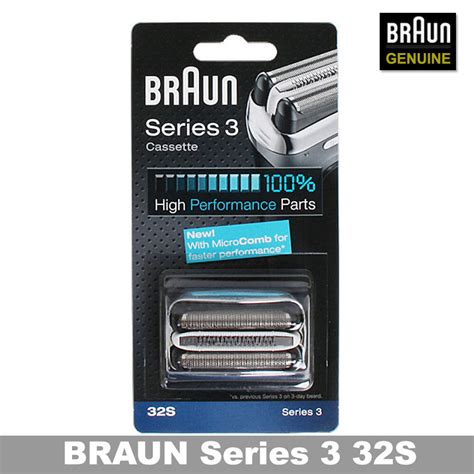 Braun 32s Series 3 Shaver Foilandcutter Head Replacement Cassette Genuine Ebay