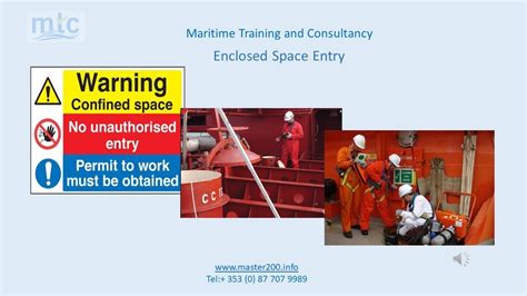 Enclosed Confined Spaces Entry Procedures YouTube