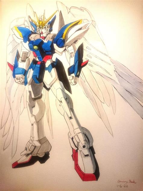 Gundam Wing Zero custom Painting by Akmalany Prak - Pixels