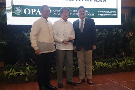 Dbp President Receives Peace Champion Award Development Bank Of The