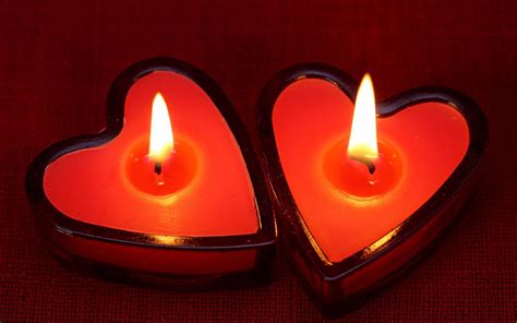 Heart Shaped Candles Candle 2880x1800 Wallpaper