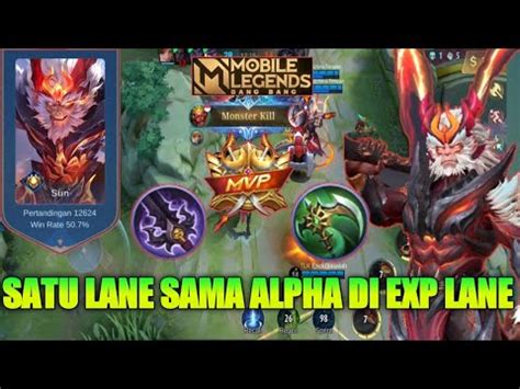 Sun Vs Alpha Di Exp Lane Build Dan Emblem Sun Sun Exp Lane