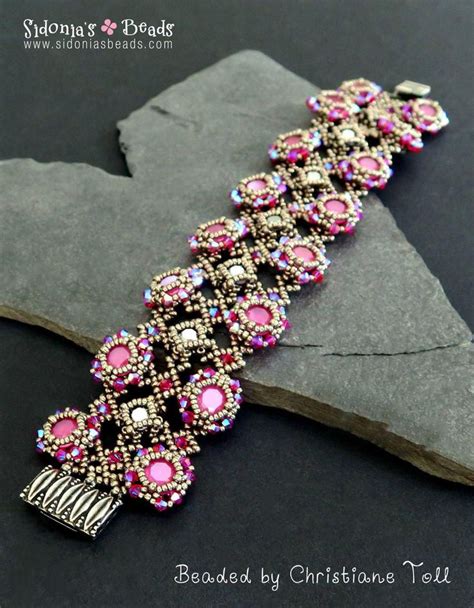 Bracelet Tutorial Beading Tutorial 8mm Crystal Chatons Bracelet Beading