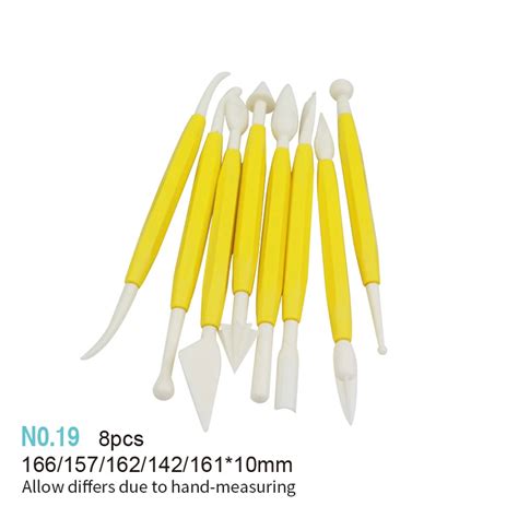 Wholesale Plastic Fondant Cake Decorating Tools 8pcs Modelling Tools ...