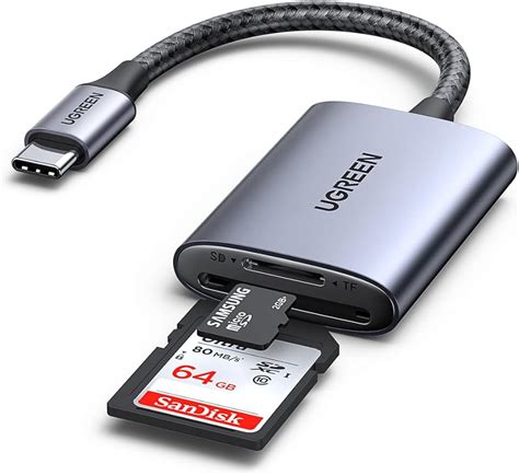 Ugreen Lecteur De Carte Sd Usb C Adaptateur De Carte Sd Micro Sd En