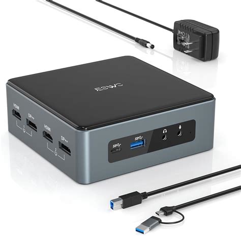 Tobenone Estaci N De Acoplamiento Usb C Para Port Til Con Doble