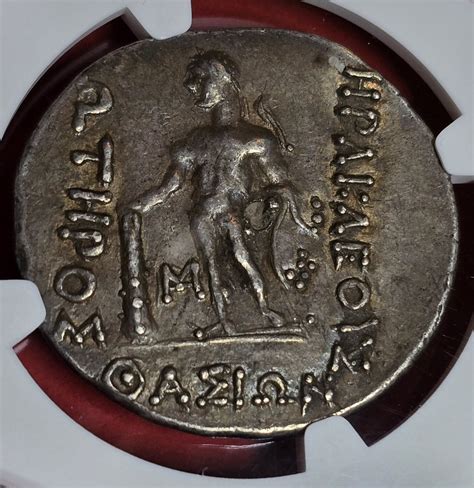 Thrace Island Of Thasos Thrakien Ar Tetradrachm Tetradrachme Nd St