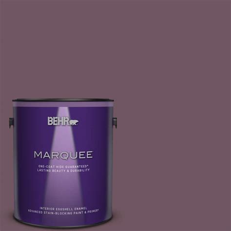 Behr Marquee Gal S Exotic Eggplant One Coat Hide Eggshell