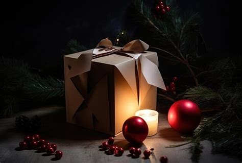Premium Ai Image A Present With Bow