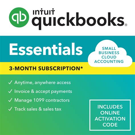 Quickbooks Online Essentials 2023 3 Month Subscription