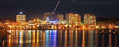 Barrie, Ontario Waterfront Long Exposure Night Images