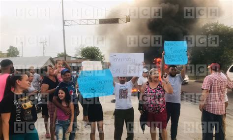 Pobladores De Choloma Realizan Fuerte Protesta Por Falta De Energ A