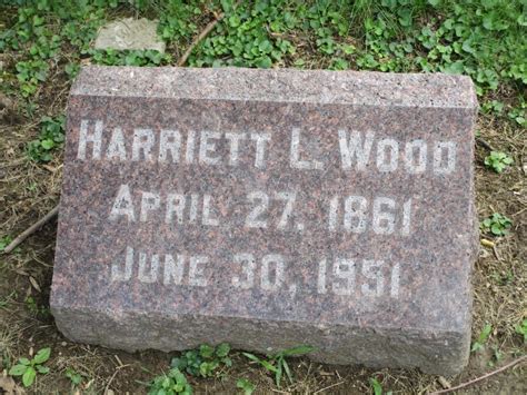 Harriett Lizzie Hattie Gould Wood 1861 1951 Memorial Find A Grave