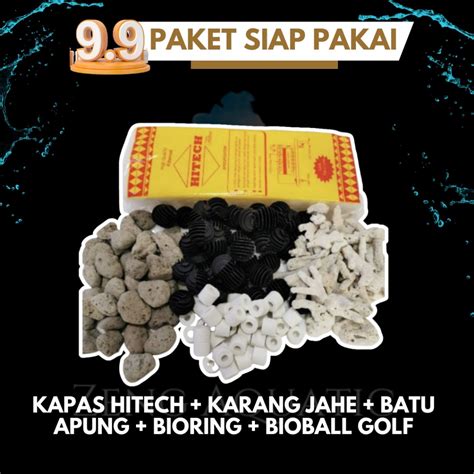 Jual Paket Siap Pakai Media Filter In Aquarium Kolam Penjernih Air