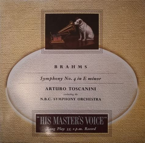 Brahms Arturo Toscanini Conducting The N B C Symphony Orchestra